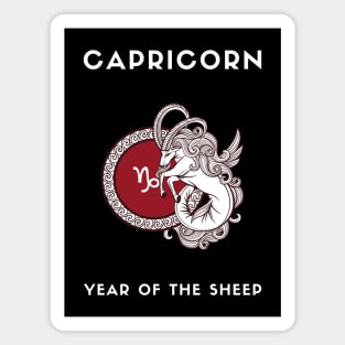 CAPRICORN / Year of the SHEEP Magnet